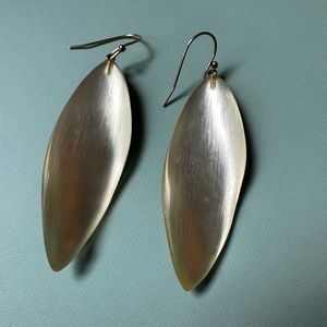 Alexis Bittar lucite and gold drop dangle earrings